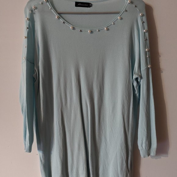 Mint green light sweater - Picture 2 of 4